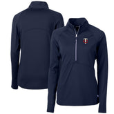 Minnesota Twins Cutter & Buck Women's Adapt Eco Knit Stretch Half-Zip Logo Pullover Top Near Me