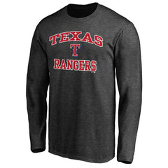 Texas Rangers Heart & Soul Team Long Sleeve T-Shirt Discount