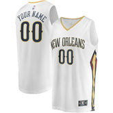 Fanatics New Orleans Pelicans Unisex Custom Fast Break Jersey Association Edition White