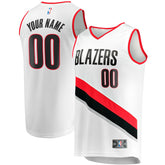 Fanatics Portland Trail Blazers Fast Break Custom Replica Jersey Association Edition White