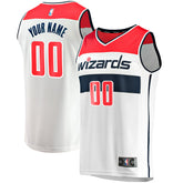 Fanatics Washington Wizards Fast Break Custom Replica Jersey Association Edition White