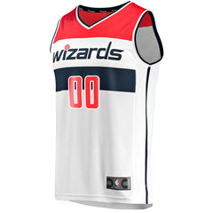 Fanatics Washington Wizards Fast Break Custom Replica Jersey Association Edition White