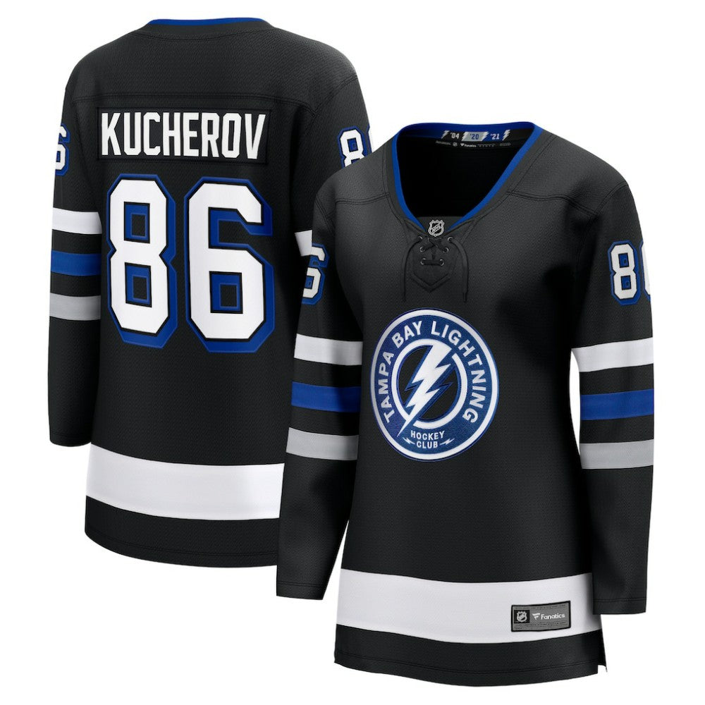 Nikita Kucherov Tampa Bay Lightning Fanatics Women's Breakaway Jersey - Black | Fanatics Lifestyle