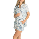 Los Angeles Dodgers Lusso Women's Finley & Frankie Camp Top & Shorts Set for sale