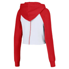 St. Louis Cardinals Lusso Women's Jane Raglan Quarter-Zip Tri-Blend Cropped Pullover Hoodie Near Me