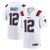Tom Brady New England Patriots Retired Game Jersey - White - Nike
