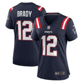 Tom Brady New England Patriots Women's Retired Game Jersey - Navy - Nike