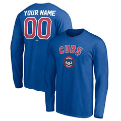 Chicago Cubs Personalized Cooperstown Collection Winning Streak Long Sleeve T-Shirt Outlet