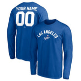 Los Angeles Dodgers Personalized Cooperstown Collection Winning Streak Long Sleeve T-Shirt Sale