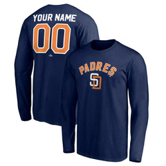San Diego Padres Personalized Cooperstown Collection Winning Streak Long Sleeve T-Shirt Discount