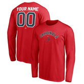 St. Louis Cardinals Personalized Cooperstown Collection Winning Streak Long Sleeve T-Shirt Sale