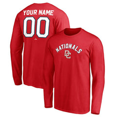 Washington Nationals Personalized Cooperstown Collection Winning Streak Long Sleeve T-Shirt Discount