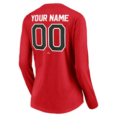 Cincinnati Reds Women's Cooperstown Collection Personalized Winning Streak Long Sleeve V-Neck T-Shirt for sale