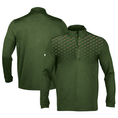 Minnesota Wild Levelwear NHL x PGA Scout Midlayer Quarter-Zip Pullover Top - Hunter Green | NHL Lifestyle