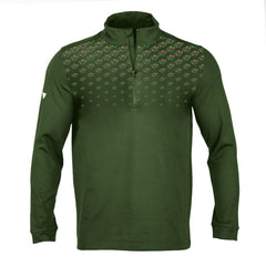 Minnesota Wild Levelwear NHL x PGA Scout Midlayer Quarter-Zip Pullover Top - Hunter Green | NHL Lifestyle