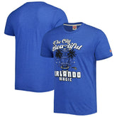 Orlando Magic Homage Unisex Hometown Hyper Local Tri-Blend T-Shirt Royal