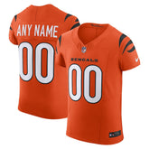 Cincinnati Bengals Alternate Vapor F.U.S.E. Elite Custom Jersey - Men's Orange - Nike