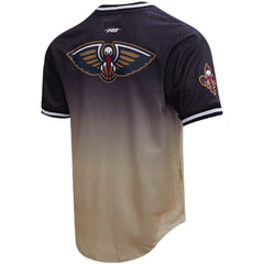 Zion Williamson New Orleans Pelicans Post Ombre Name & Number T-Shirt Black/Gold