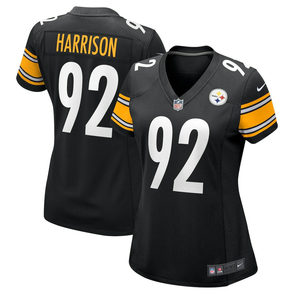 James Harrison Pittsburgh Steelers Women's Retired Game Jersey - Black - Nike