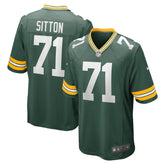 Josh Sitton Green Bay Packers Retired Game Jersey - Green - Nike