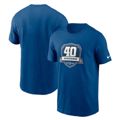 Indianapolis Colts 40th Anniversary Essential T-Shirt - Royal - Nike