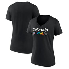 Colorado Rockies Women's City Pride V-Neck T-Shirt Online
