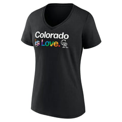 Colorado Rockies Women's City Pride V-Neck T-Shirt Online