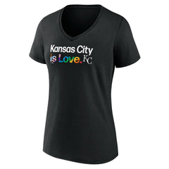Kansas City Royals Women's City Pride V-Neck T-Shirt Discount