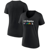 Los Angeles Dodgers Women's City Pride V-Neck T-Shirt Outlet