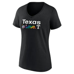 Texas Rangers Women's City Pride V-Neck T-Shirt Outlet