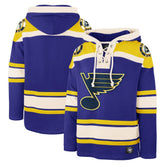 St. Louis Blues '47 Superior Lacer Hoodie - Blue | 47 brand near me
