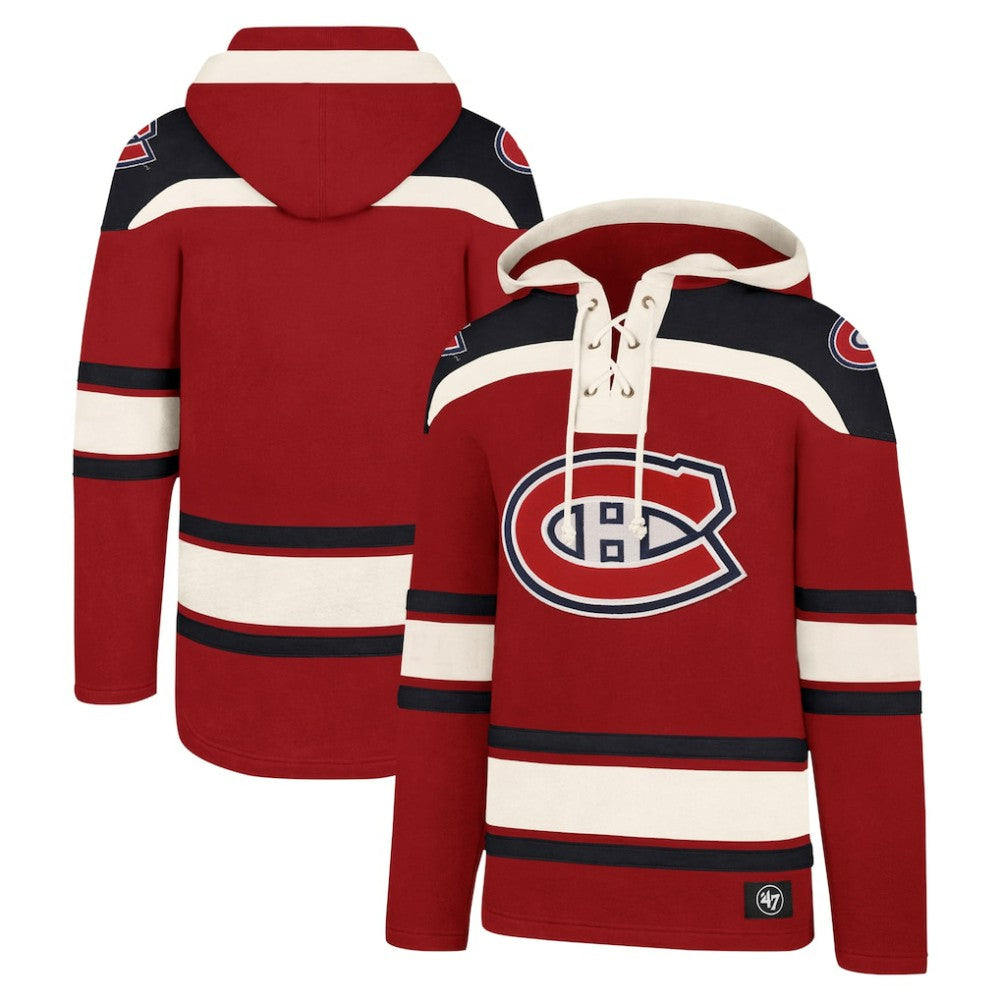 Montreal Canadiens '47 Superior Lacer Hoodie - Red | 47 brand near me
