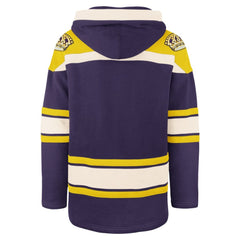 Los Angeles Kings '47 Superior Lacer Hoodie - Purple | 47 brand on sale