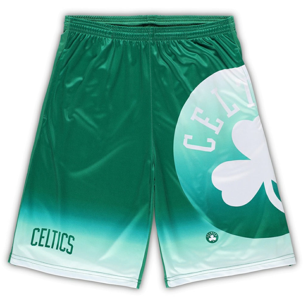 Fanatics Boston Celtics Big & Tall Graphic Shorts Kelly Green
