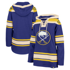 Buffalo Sabres '47 Women's Superior Lacer Pullover Hoodie - Royal | 47 brand on sale