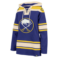 Buffalo Sabres '47 Women's Superior Lacer Pullover Hoodie - Royal | 47 brand on sale