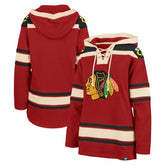 Chicago Blackhawks '47 Women's Superior Lacer Pullover Hoodie - Red | 47 brand on sale