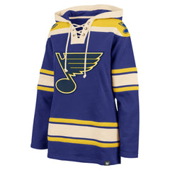 St. Louis Blues '47 Women's Superior Lacer Pullover Hoodie - Blue | 47 brand Lifestyle