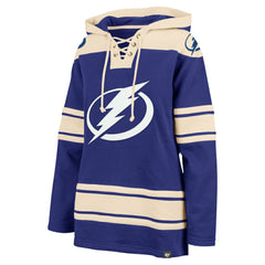 Tampa Bay Lightning '47 Women's Superior Lacer Pullover Hoodie - Blue | 47 brand sale
