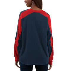 Boston Red Sox G-III 4Her by Carl Banks Women's Smash Raglan Long Sleeve T-Shirt Discount