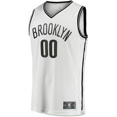 Fanatics Brooklyn Nets Youth Fast Break Replica Custom Jersey Association Edition White