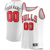 Fanatics Chicago Bulls Youth Fast Break Replica Custom Jersey Association Editi- White
