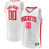Fanatics Houston Rockets Youth Fast Break Replica Custom Jersey Association Edition White