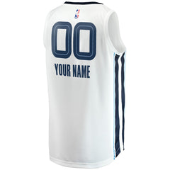 Fanatics Memphis Grizzlies Youth Fast Break Replica Custom Jersey Association Edition White