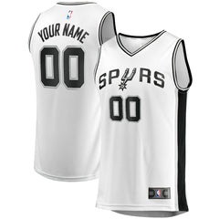 Fanatics San Antonio Spurs Youth Fast Break Replica Custom Jersey Association Edition White