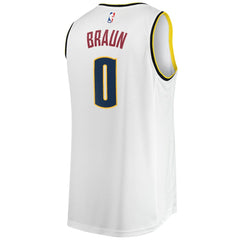 Fanatics Christian Braun Denver Nuggets Fast Break Player Jersey Association Editi- White