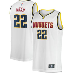 Fanatics Zeke Nnaji Denver Nuggets Fast Break Player Jersey Association Editi- White