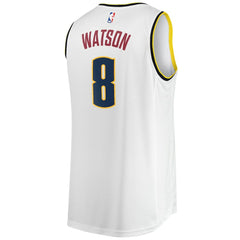 Fanatics Peyton Watson Denver Nuggets Fast Break Player Jersey Association Editi- White