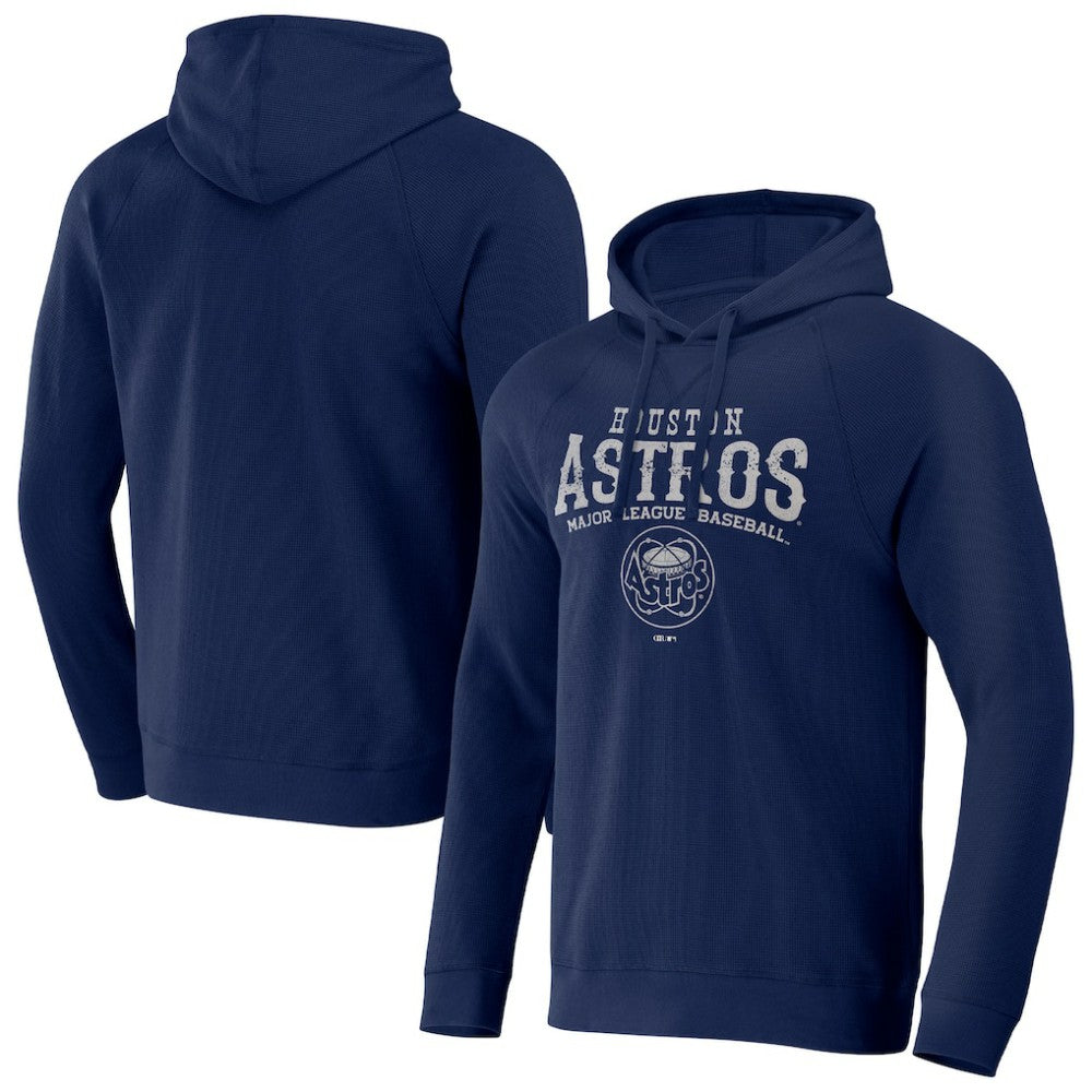 Houston Astros Darius Rucker Collection by Fanatics Waffle-Knit Raglan Pullover Hoodie Online
