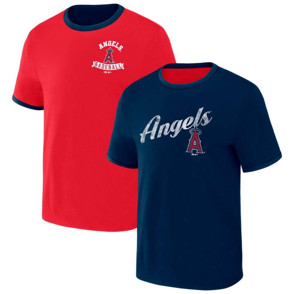 Los Angeles Angels Darius Rucker Collection by Fanatics Two-Way Ringer Reversible T-Shirt Near Me